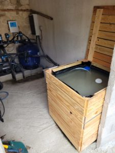 Installation waterback